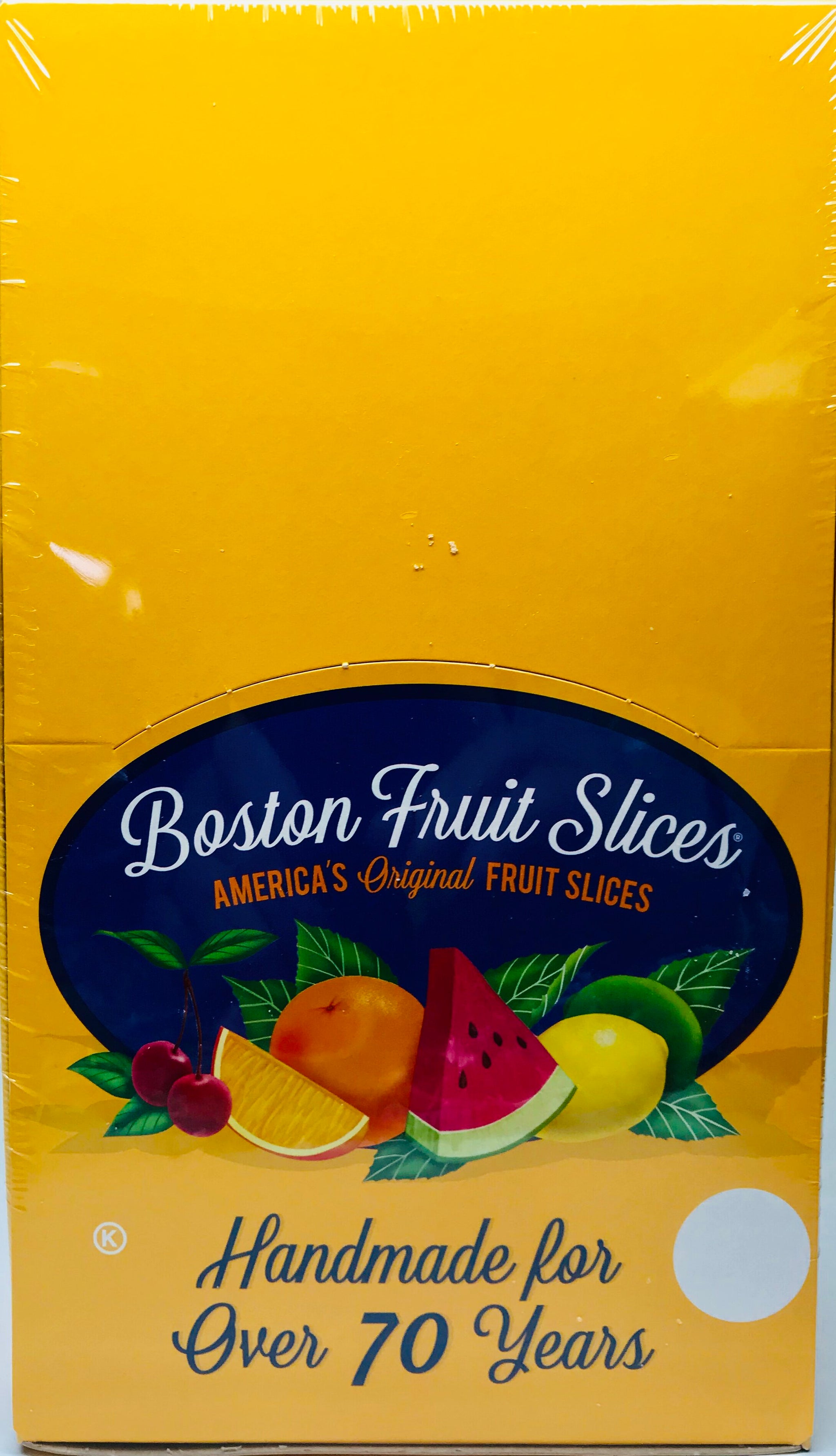 Sugar Free Slices Square Tub - Boston Fruit Slices 5oz
